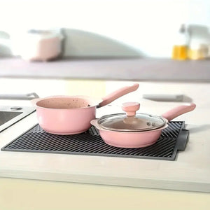Silicone Drain Pad Drying Mat Pots Dish Drain Mat For Kitchen Tableware_5