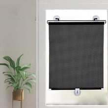Universal Roller Blinds Suction Cup Retractable Windshield Sunshade Window Blinds_0