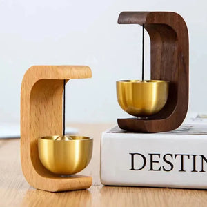 Japanese Wooden Wind Chimes Wireless Doorbell Entrance Door Bell_1