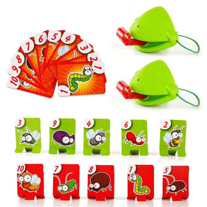 Frog Lizard Mask Wagging Tongue Lick Cards Board Games for Family Party Toys_8