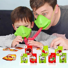 Frog Lizard Mask Wagging Tongue Lick Cards Board Games for Family Party Toys_1