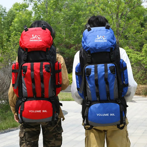 90L Waterproof Hiking Camping Backpack Trekking Travel  Bag_2