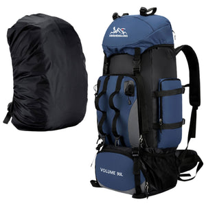 90L Waterproof Hiking Camping Backpack Trekking Travel  Bag_8