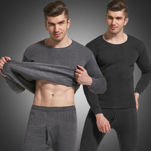 Thermal Underwear Men Long Johns Set_1