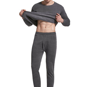 Thermal Underwear Men Long Johns Set_4