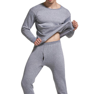 Thermal Underwear Men Long Johns Set_5