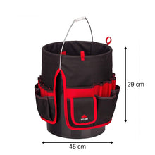 Bucket Organizer Pouch Storage Bag 42 Grids Pocket Gardening Tool Bag Garden Tool Pouch Hand Tool Bag Planting Props Basket