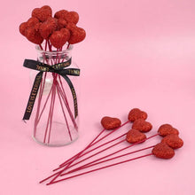 Glitter Foam Love Heart Picks Stick For Valentine Day Vase Decoration Supply_8