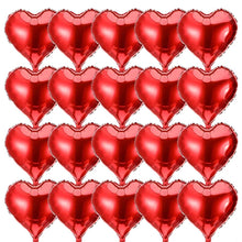 18 Inch Red Love Heart Foil Balloons Big Helium Globos_1