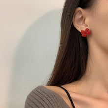 Red Bowknot Earrings for Women_2