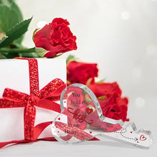 Valentines Day Key Shaped Acrylic Table Ornament Decoration Key Shaped Plaque_3