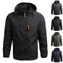Men’s Hooded Winter Windbreaker Raincoat