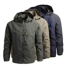 Men’s Hooded Winter Windbreaker Raincoat