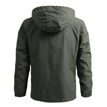 Men’s Hooded Winter Windbreaker Raincoat
