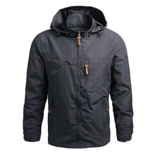 Men’s Hooded Winter Windbreaker Raincoat