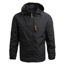 Men’s Hooded Winter Windbreaker Raincoat
