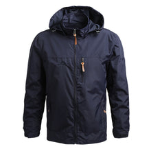 Men’s Hooded Winter Windbreaker Raincoat
