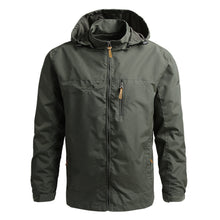 Men’s Hooded Winter Windbreaker Raincoat