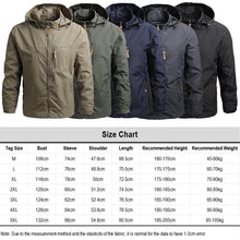 Men’s Hooded Winter Windbreaker Raincoat