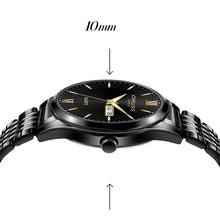 Men's Casual Stainless Steel Watch with Day and Date