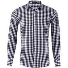 Classic Men's Checkered Long Sleeve Shirt