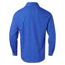 Casual Striped Men's Long Sleeve Button Up Shirt