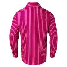 Casual Striped Men's Long Sleeve Button Up Shirt