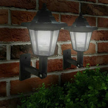 Solar Powered Outdoor Wall Lights with Night Sensor