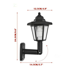 Solar Powered Outdoor Wall Lights with Night Sensor