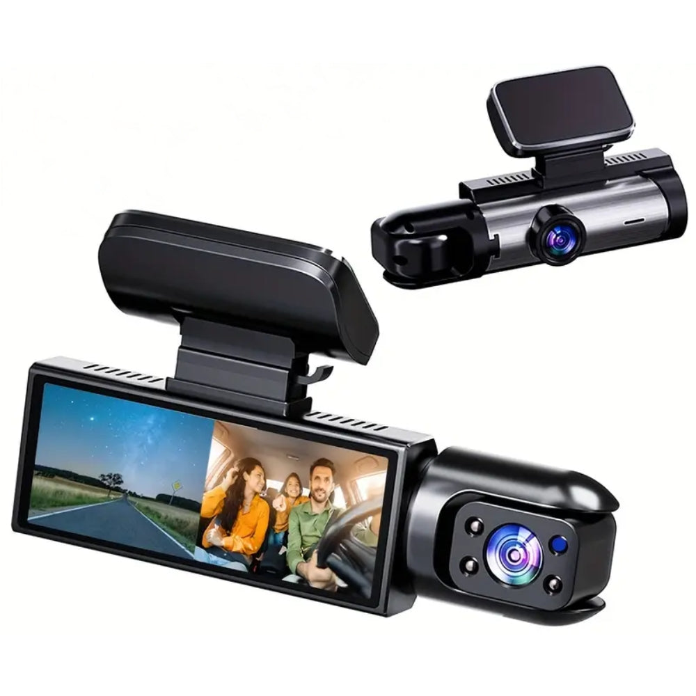 1080P Dash Camera 360 Degree Front And Inside Dual Lens