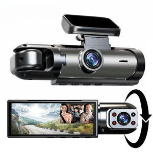 1080P Dash Camera 360 Degree Front And Inside Dual Lens