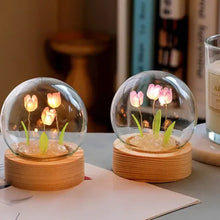 Modern Handmade Glass Tulip Atmosphere Night Light