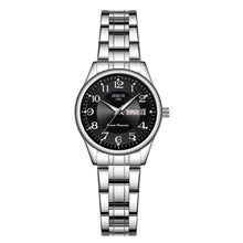 Ladies' Luminous Quartz Wristwatch With Ultra Thin Steel Strap