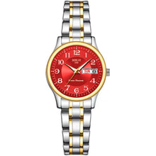 Ladies' Luminous Quartz Wristwatch With Ultra Thin Steel Strap