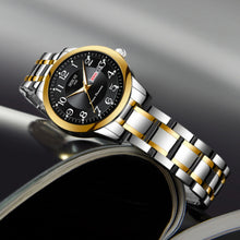 Ladies' Luminous Quartz Wristwatch With Ultra Thin Steel Strap
