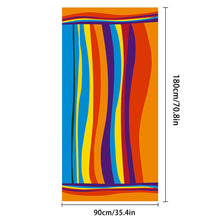 Soft Striped Beach Towel Ultra Soft Microfiber