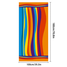 Soft Striped Beach Towel Ultra Soft Microfiber