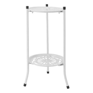 2 Tier Metal Plant Stand for Indoor and Outdoor Decoration