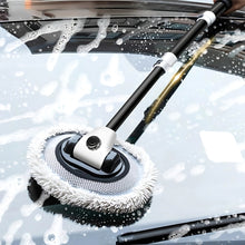 Chenille Car Wash Brush Telescoping Long Handle Cleaning Mop Tool