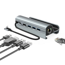 Steam Deck 6-in-1 Docking Station with HDMI 4K USB 3.0 Ethernet and 60W PD