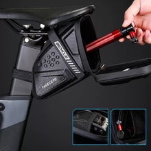 Bike Saddle Bag Hard Shell Rear Storage for Road and Mountain Bikes