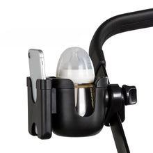 Pram Cup and Phone Holder Anti-Slip Stroller Bottle Holder Accessories
