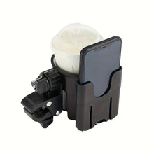 Pram Cup and Phone Holder Anti-Slip Stroller Bottle Holder Accessories