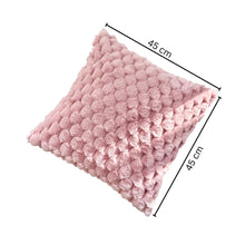 3D Soft Plush Turtle Pineapple Grid Throw Pillowcase