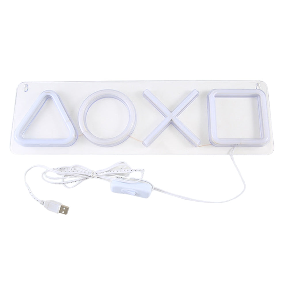Custom Neon PS4 Game Icon Light LED Wall Sign for Room Decor