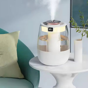 1300ml Aroma Humidifier Double Spray Port USB Water Humidifier with Light