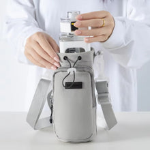 Portable Water Bottle Bag with Adjustable Shoulder Strap