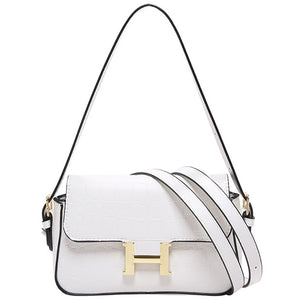 Women's Buckled Shoulder Bag