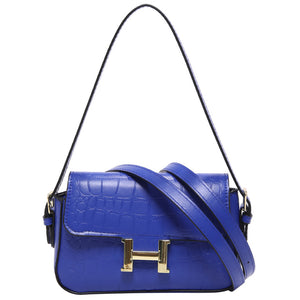 Women's Buckled Shoulder Bag
