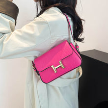 Women's Buckled Shoulder Bag